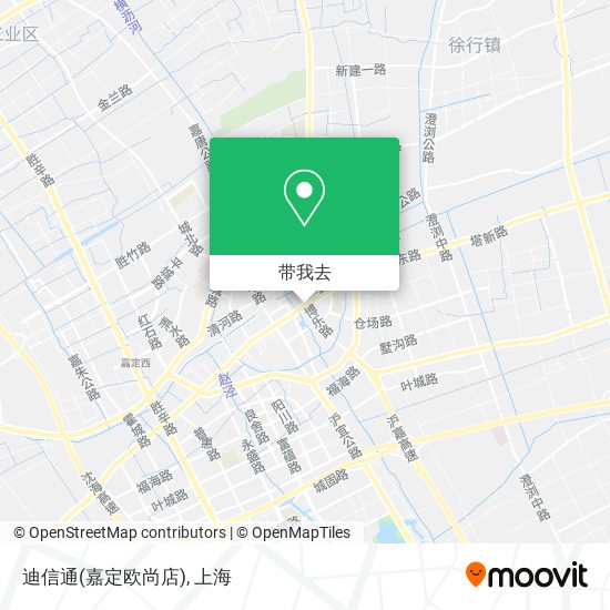 迪信通(嘉定欧尚店)地图