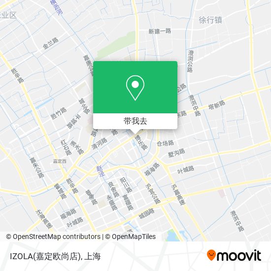 IZOLA(嘉定欧尚店)地图