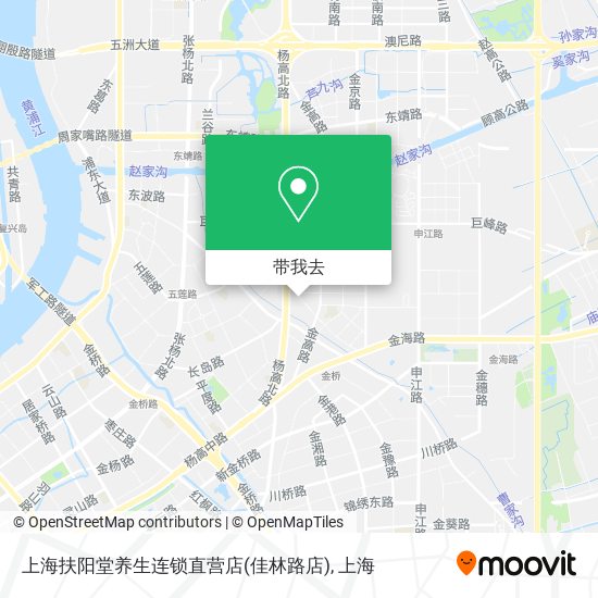 上海扶阳堂养生连锁直营店(佳林路店)地图