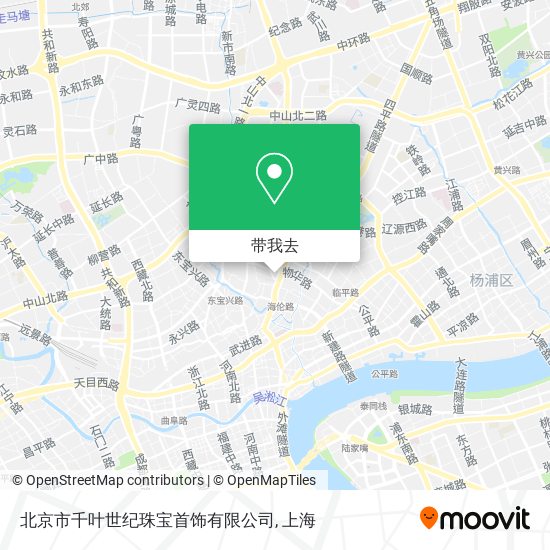 北京市千叶世纪珠宝首饰有限公司地图