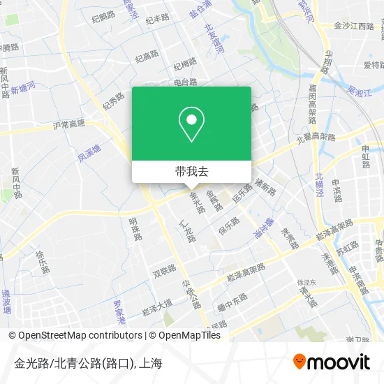 金光路/北青公路(路口)地图