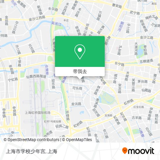上海市学校少年宫地图
