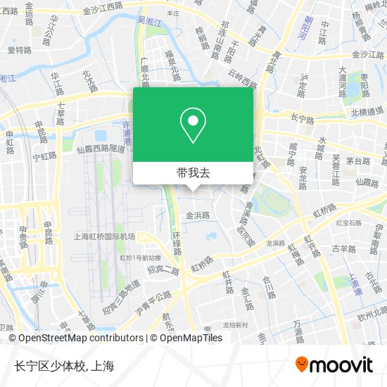 长宁区少体校地图