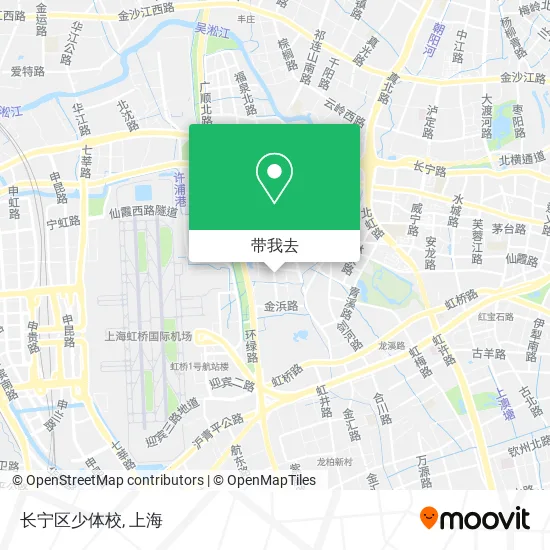 长宁区少体校地图