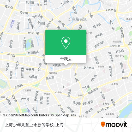 上海少年儿童业余新闻学校地图
