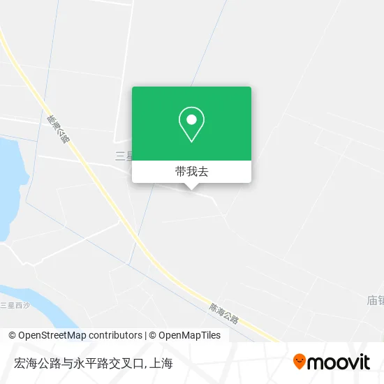 宏海公路与永平路交叉口地图