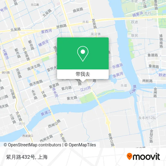 紫月路432号地图