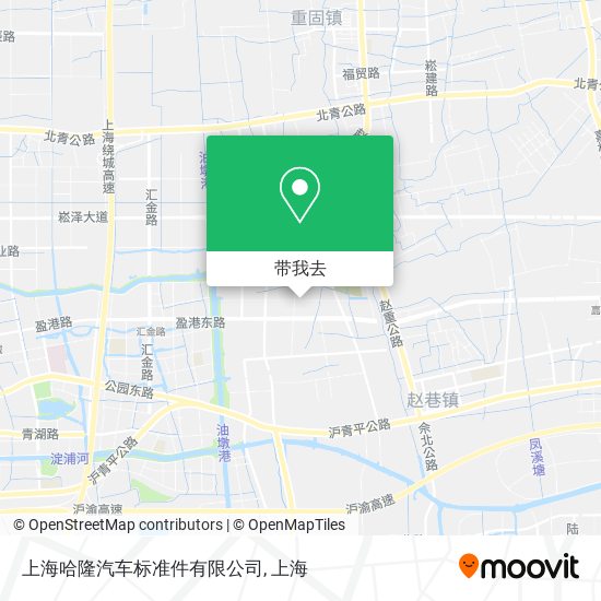 上海哈隆汽车标准件有限公司地图