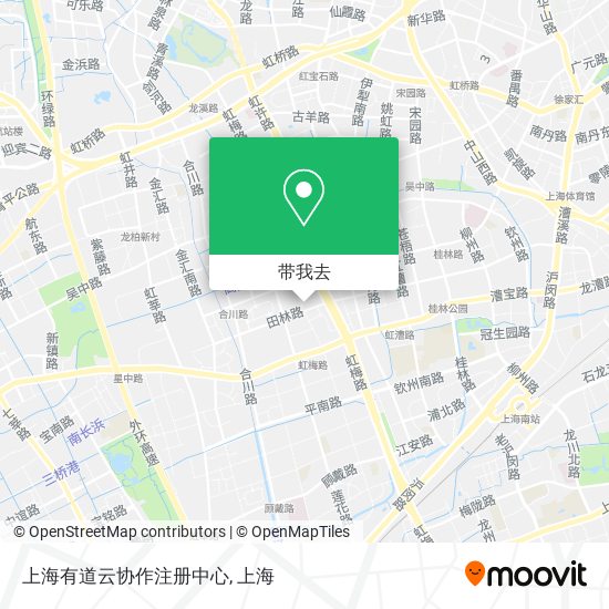 上海有道云协作注册中心地图