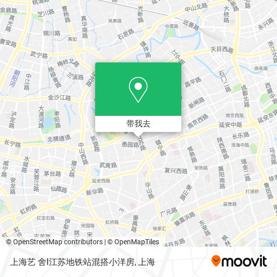 上海艺 舍Ⅰ江苏地铁站混搭小洋房地图
