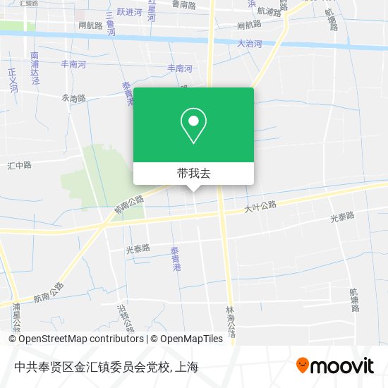 中共奉贤区金汇镇委员会党校地图