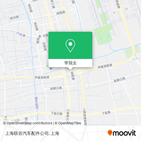 上海联谷汽车配件公司地图