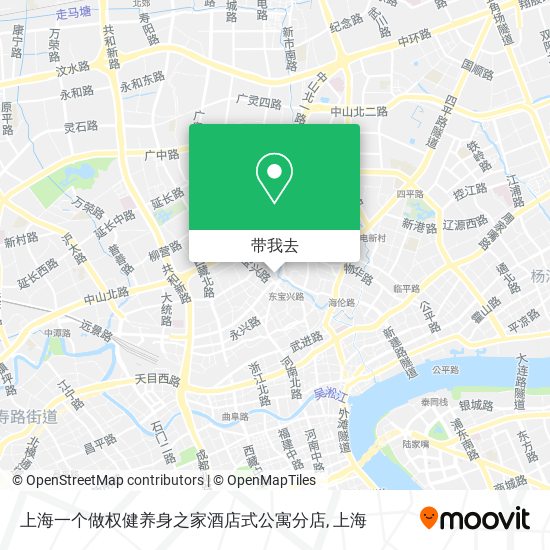 上海一个做权健养身之家酒店式公寓分店地图