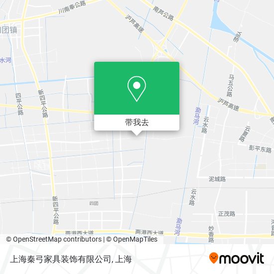 上海秦弓家具装饰有限公司地图