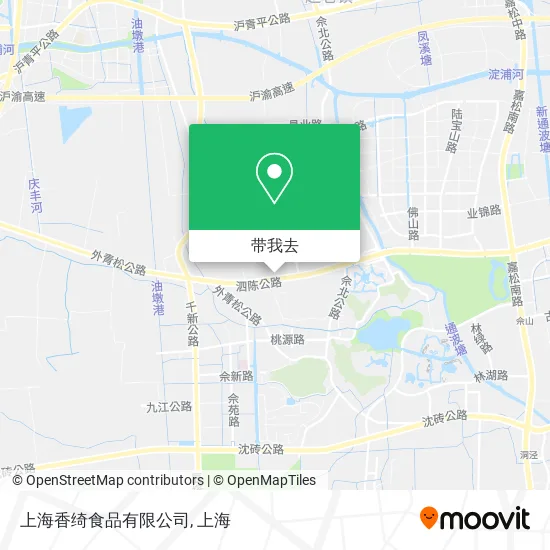 上海香绮食品有限公司地图