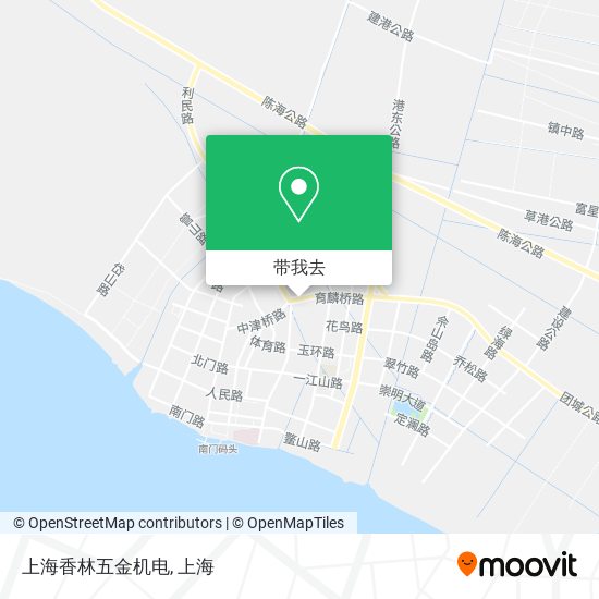 上海香林五金机电地图