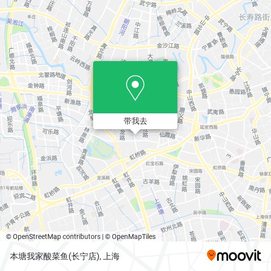 本塘我家酸菜鱼(长宁店)地图