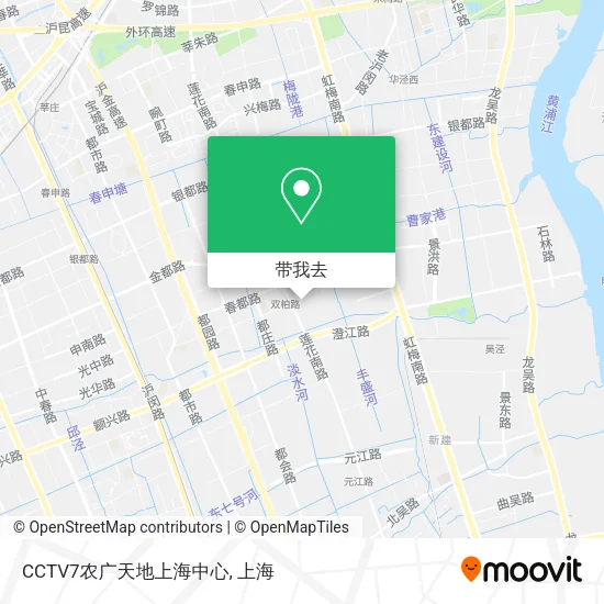CCTV7农广天地上海中心地图
