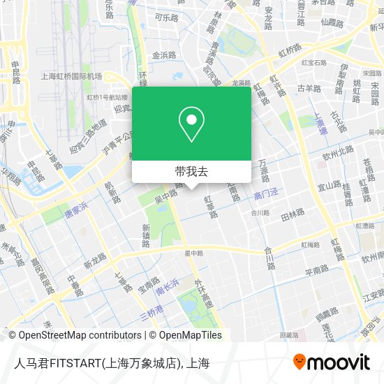 人马君FITSTART(上海万象城店)地图