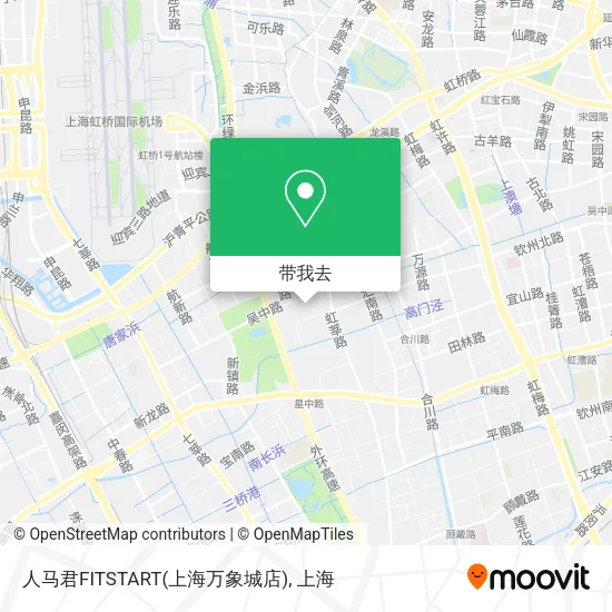 人马君FITSTART(上海万象城店)地图