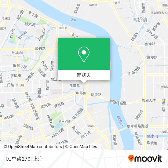 民星路270地图