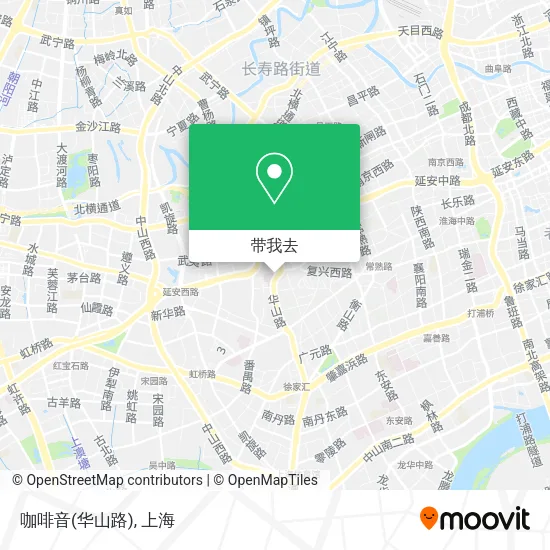 咖啡音(华山路)地图