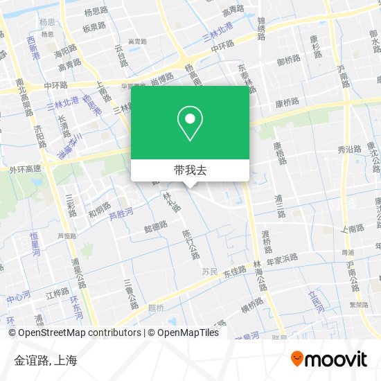 金谊路地图
