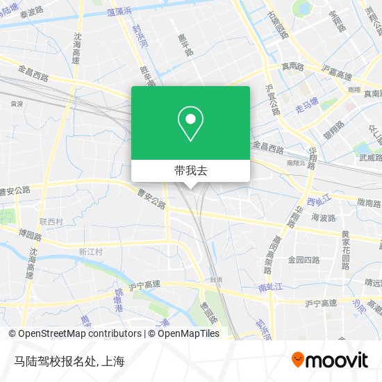 马陆驾校报名处地图