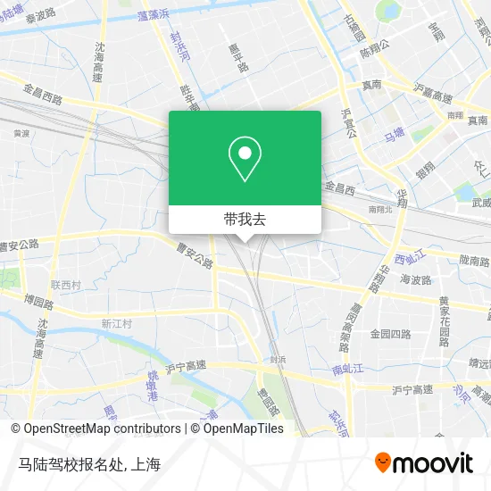 马陆驾校报名处地图