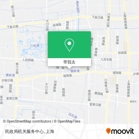 民政局机关服务中心地图