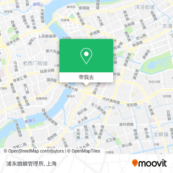 浦东婚姻管理所地图