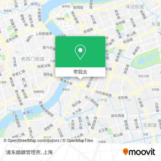 浦东婚姻管理所地图