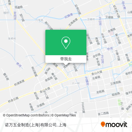 诺万五金制造(上海)有限公司地图