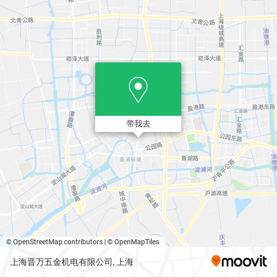 上海晋万五金机电有限公司地图