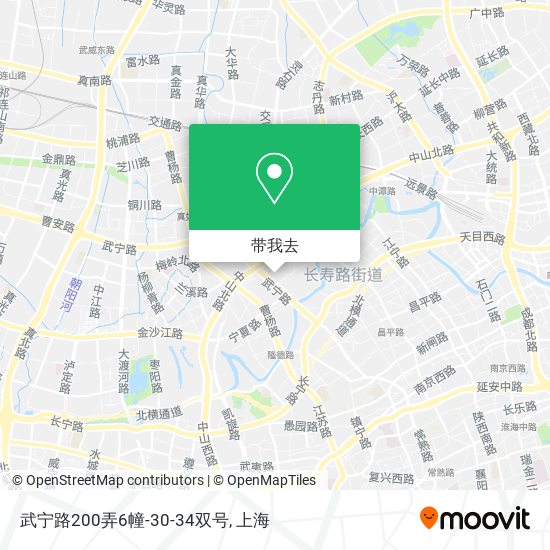 武宁路200弄6幢-30-34双号地图