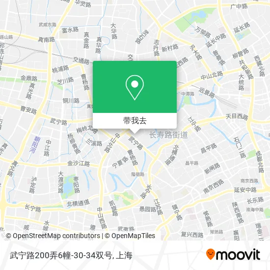 武宁路200弄6幢-30-34双号地图