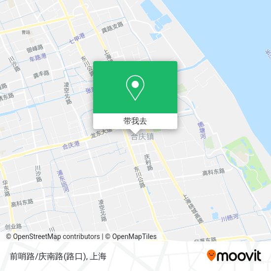 前哨路/庆南路(路口)地图