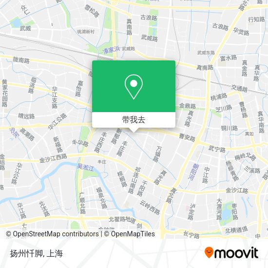 扬州忏脚地图