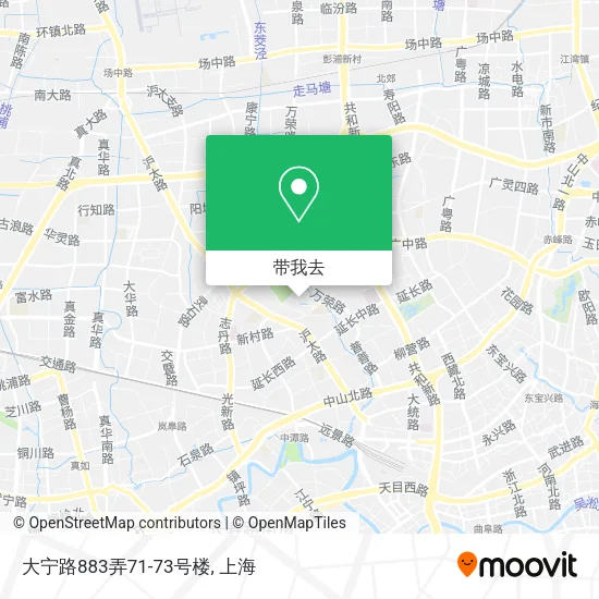 大宁路883弄71-73号楼地图