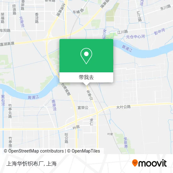 上海华忻织布厂地图