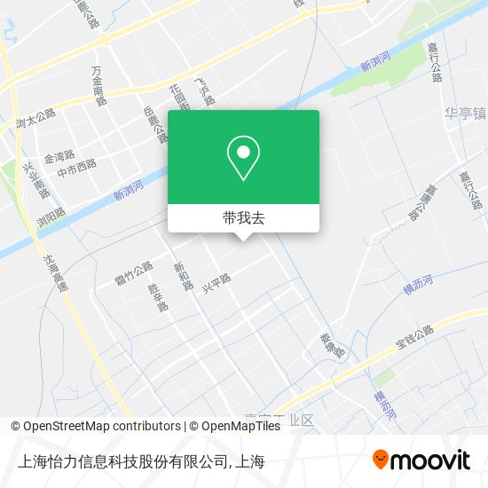 上海怡力信息科技股份有限公司地图