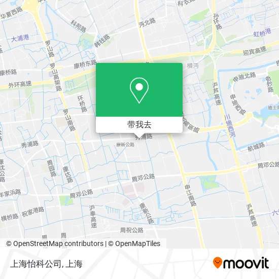 上海怡科公司地图