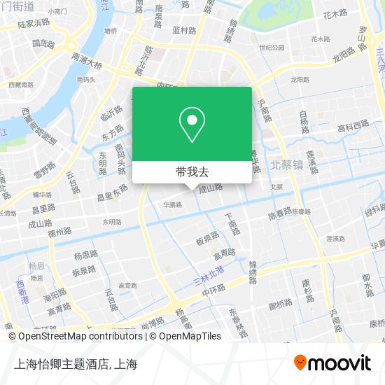 上海怡卿主题酒店地图