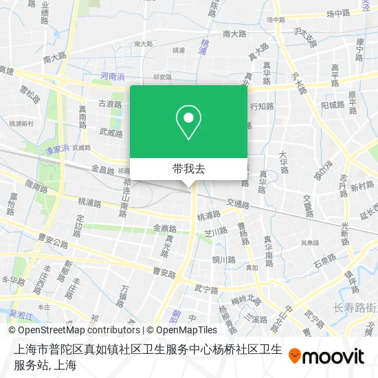 上海市普陀区真如镇社区卫生服务中心杨桥社区卫生服务站地图