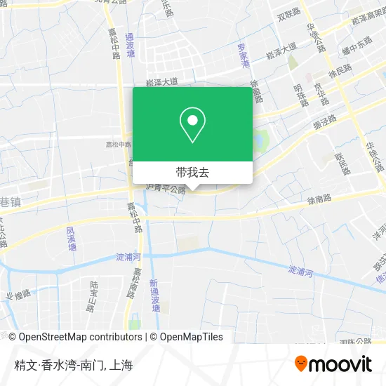 精文·香水湾-南门地图