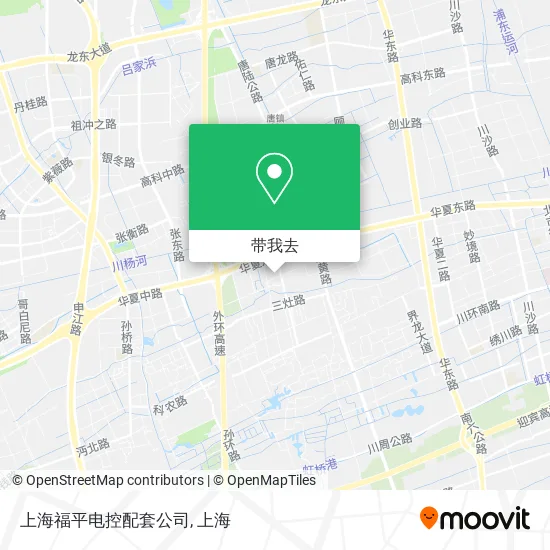 上海福平电控配套公司地图