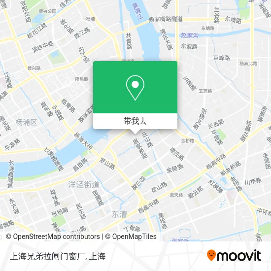 上海兄弟拉闸门窗厂地图