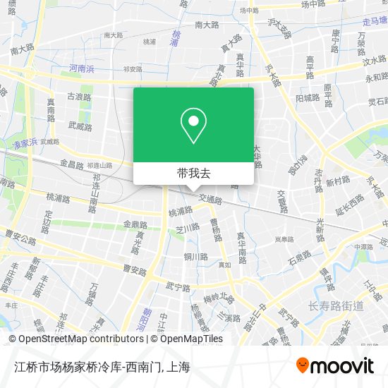 江桥市场杨家桥冷库-西南门地图