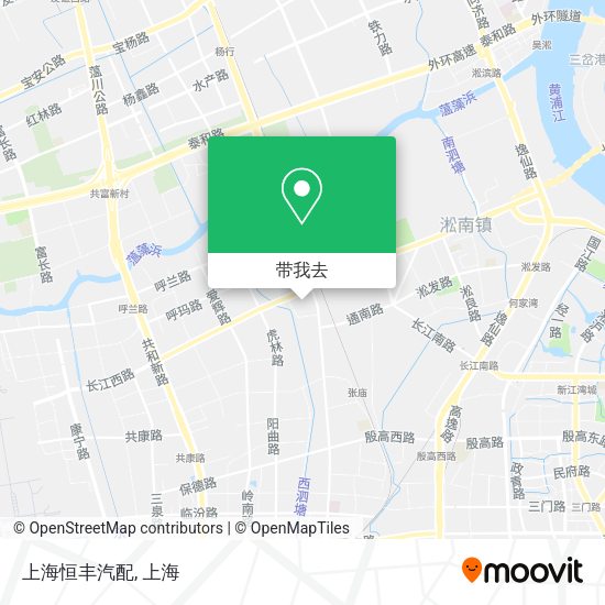 上海恒丰汽配地图
