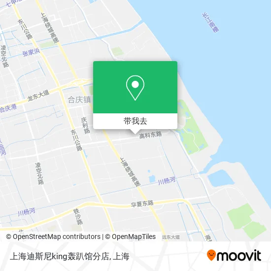 上海迪斯尼king轰趴馆分店地图